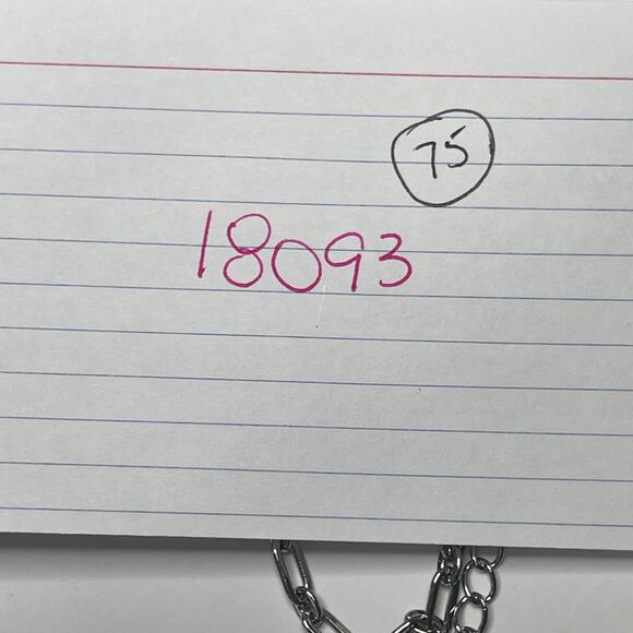 Chico's long pendant necklace mixed metals silver tone signed costume jewelry - Picture 13 of 13